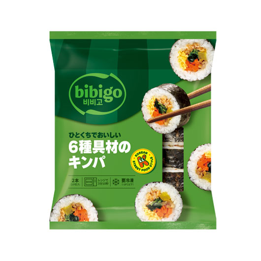 bibigo　ひとくちでおいしい 6種具材のキンパ