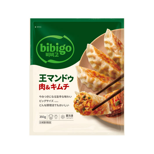bibigo 王マンドゥ肉＆キムチ 350g			